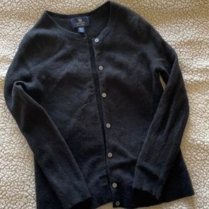 100% cashmere short cardigan